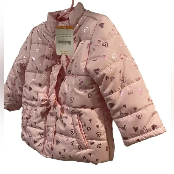Gymboree Girls' Toddler Heart Print Jacket - Picture 5 of 7